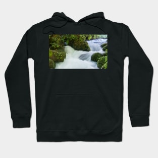 Scenic waterfall. Hoodie